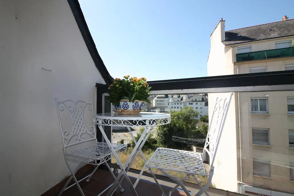Appartement Tout Confort Gregor 4 Personnes Balcon Parking Prive Centre Ville Vannes 0*,